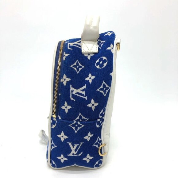 LOUIS VUITTON M46207 Monogram jacquard Palm Springs Mini Backpack blue - Picture 10 of 16